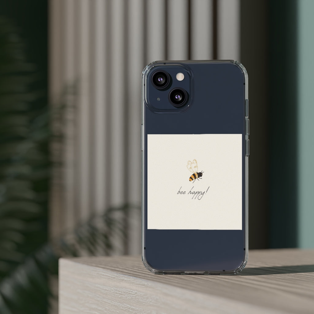 Bee Happy Clear Cases