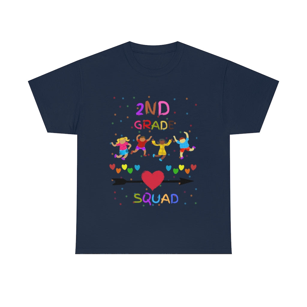 2nd Grade Squad Unisex Heavy Cotton Tee