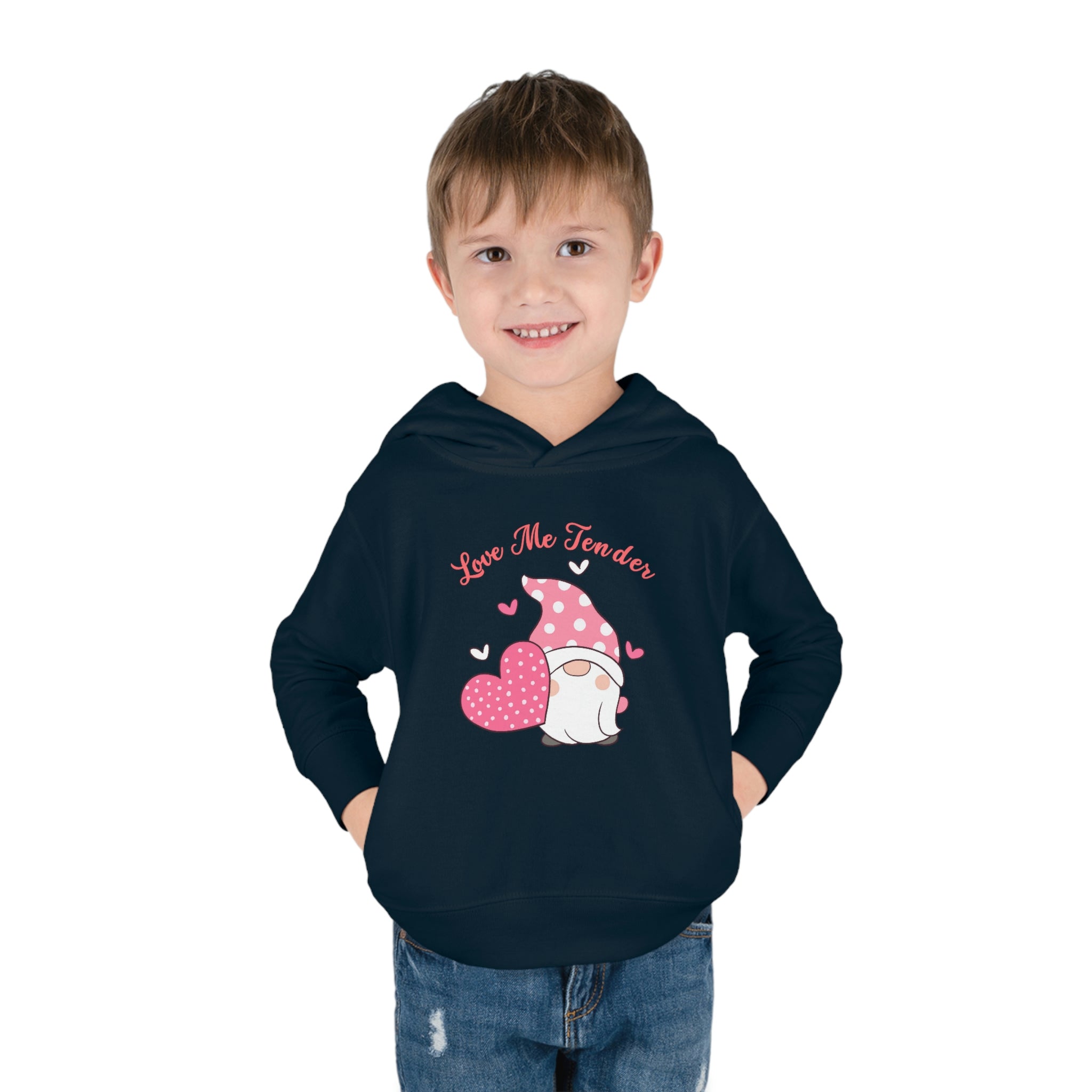 Love Me Tender Toddler Pullover Fleece Hoodie