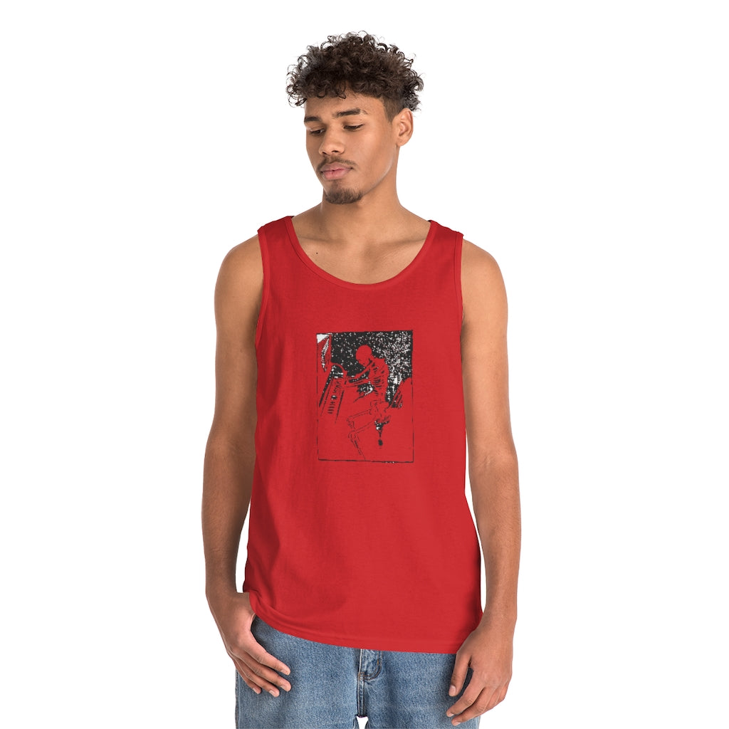 Piano Player Unisex Heavy Cotton Tank Top