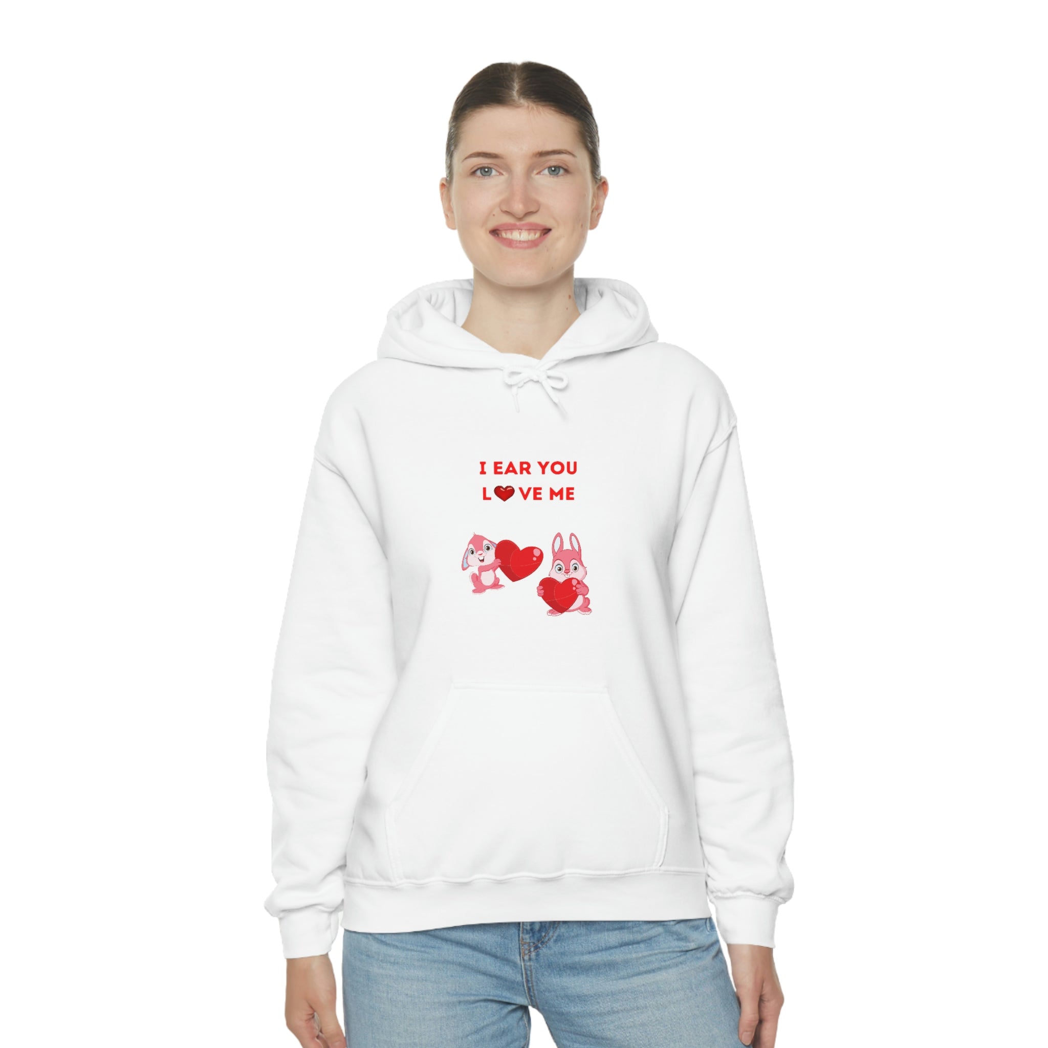 I Ear You Love Me Unisex Heavy Blend™ Hooded Sweatshirt