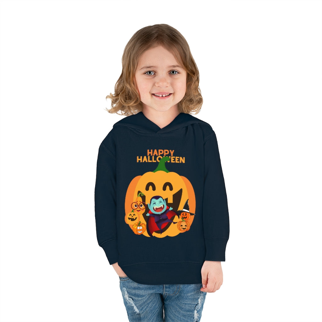 Count Vlad Happy Thanksgiving Toddler Pullover Fleece Hoodie