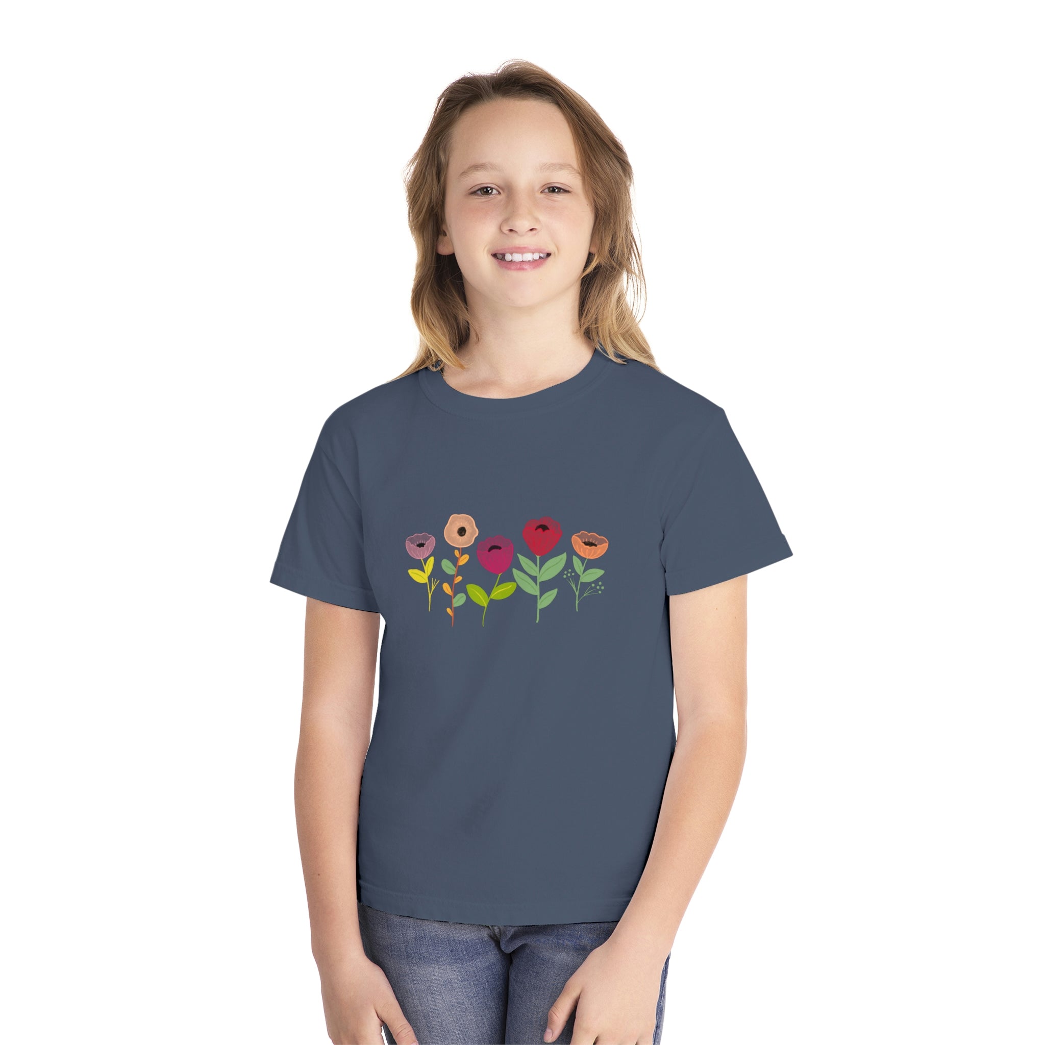 Spring Flowers Youth Midweight Tee