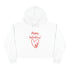 Happy Valentine's Love!! Crop Hoodie