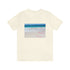 White Sands Blue Ocean Unisex Jersey Short Sleeve Tee