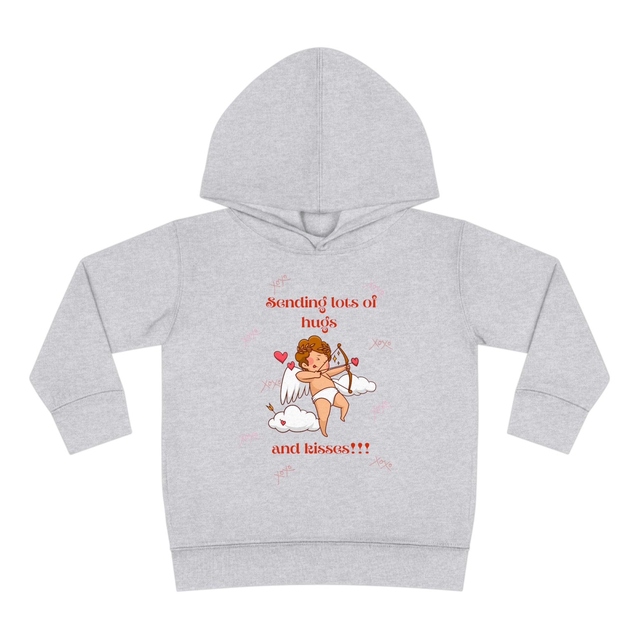 Sending Lots Of Hugs & Kisses!!! Toddler Pullover Fleece Hoodie