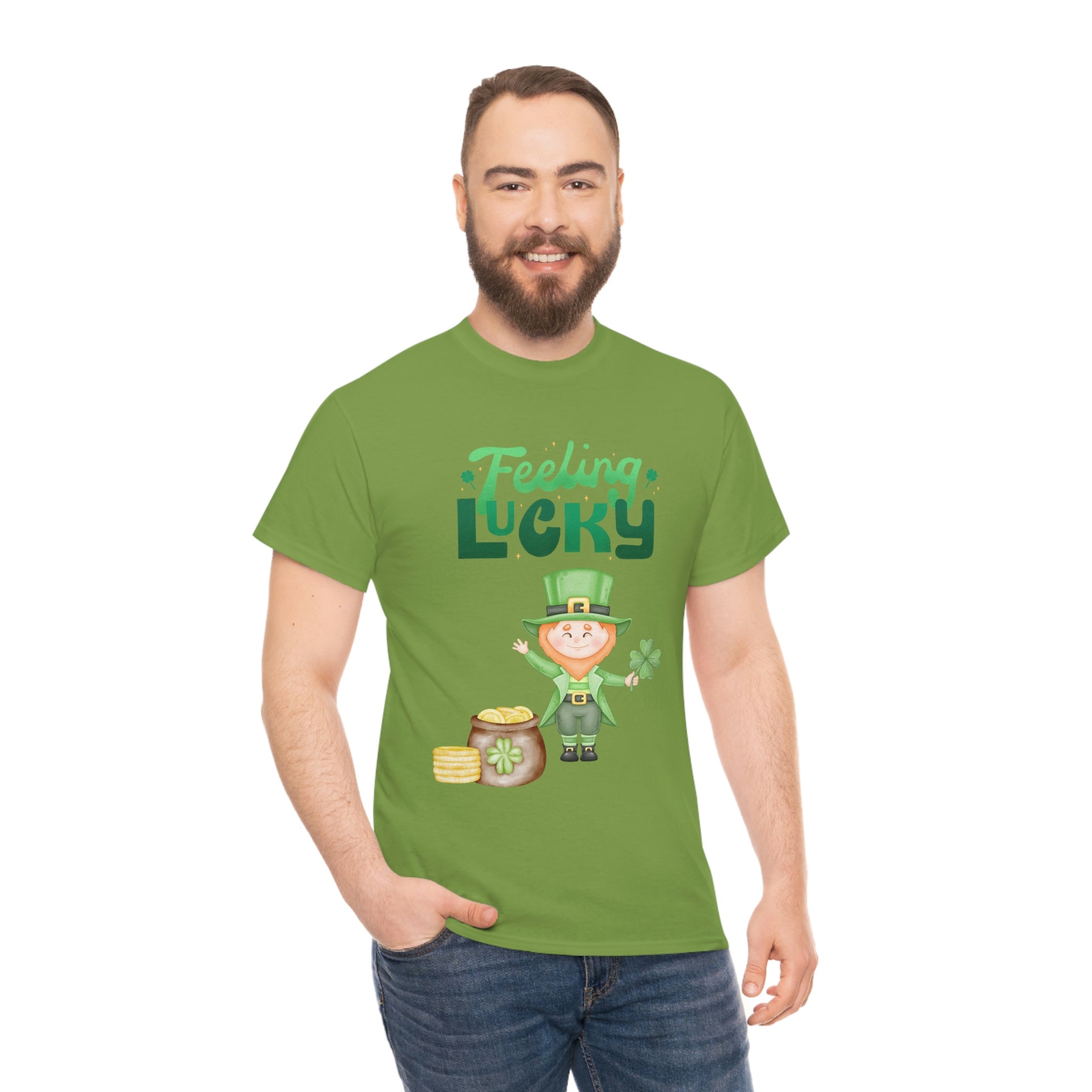 Feeling Lucky Unisex Heavy Cotton Tee