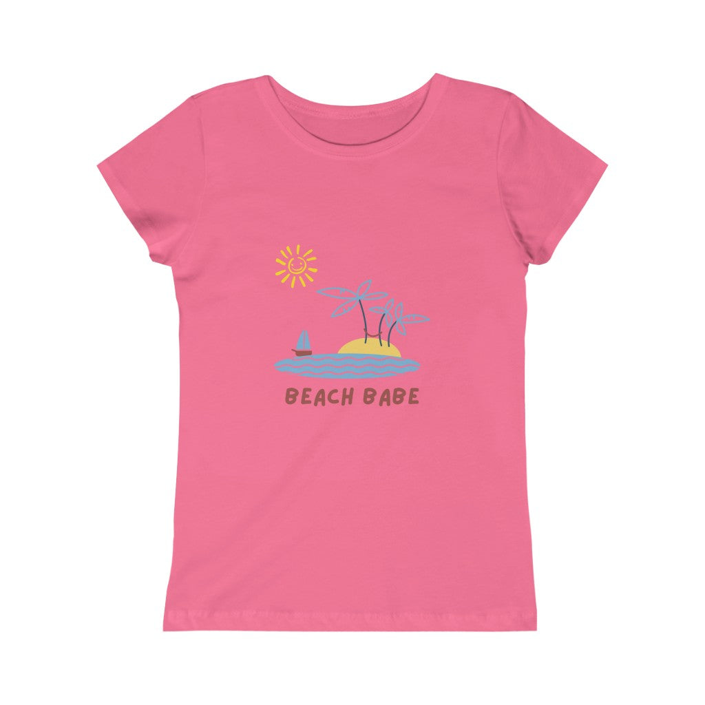 Beach Babe Girls Princess Tee