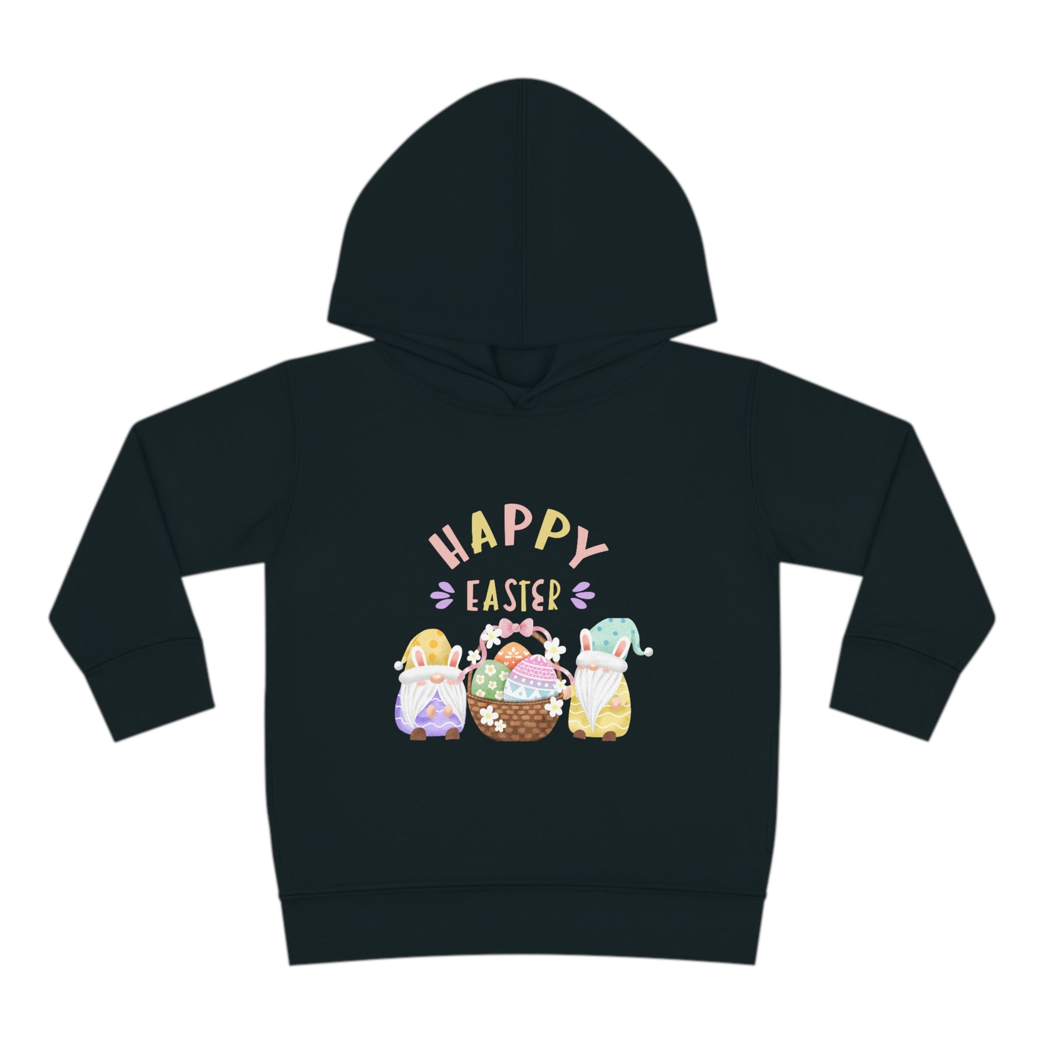 Happy Easter Gnome Toddler Pullover Fleece Hoodie