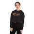 Spring Flowers Women’s Cropped Hooded Sweatshirt