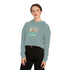Hello Spring Women’s Cropped Hooded Sweatshirt