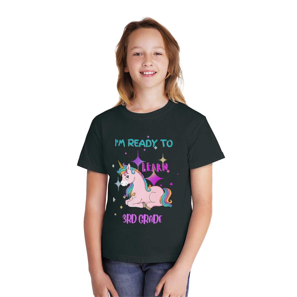 I'm Ready to Learn 3rd Grade Youth Midweight Tee