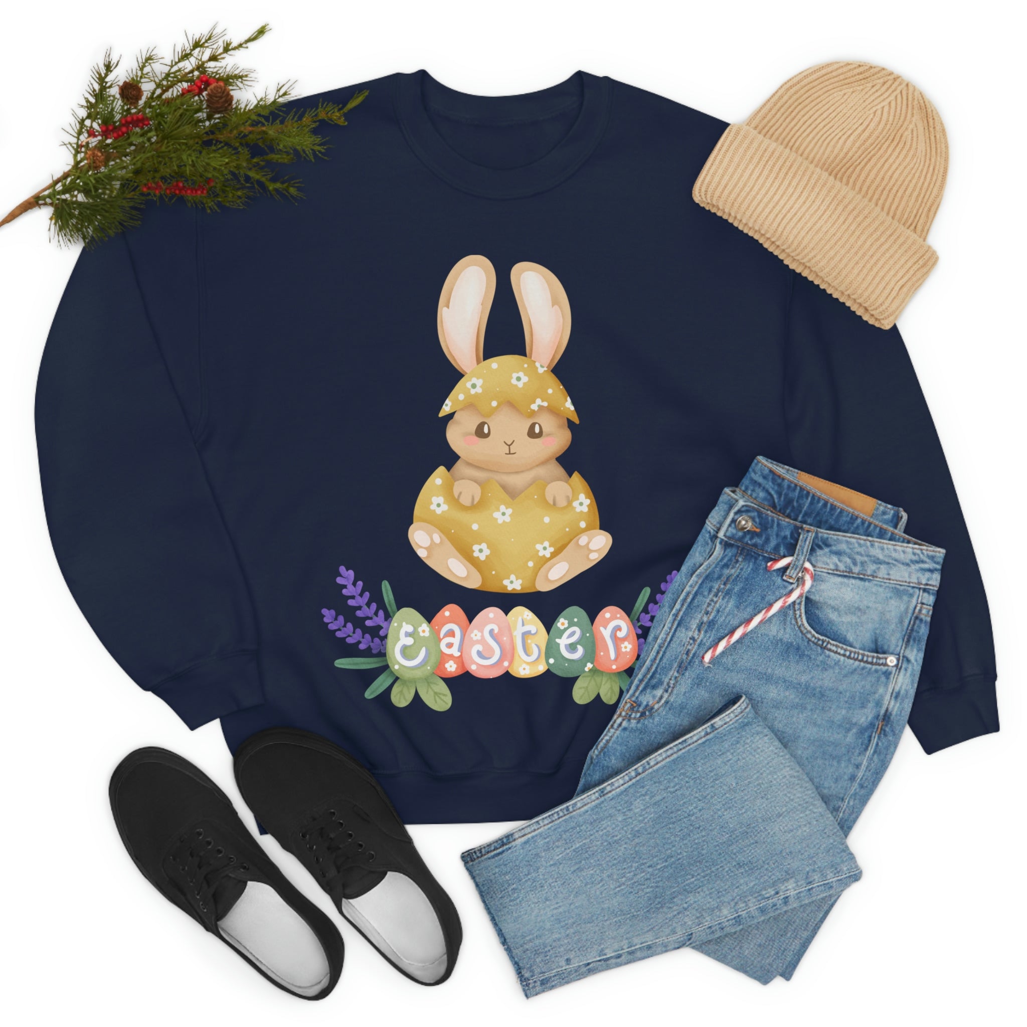 Easter Hunt Is On Unisex Heavy Blend™ Crewneck Sweatshirt