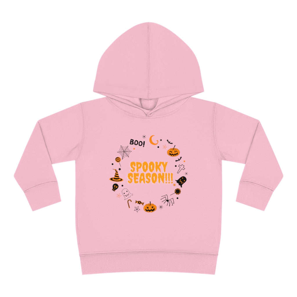 Spooky Season Boo!! Toddler Pullover Fleece Hoodie