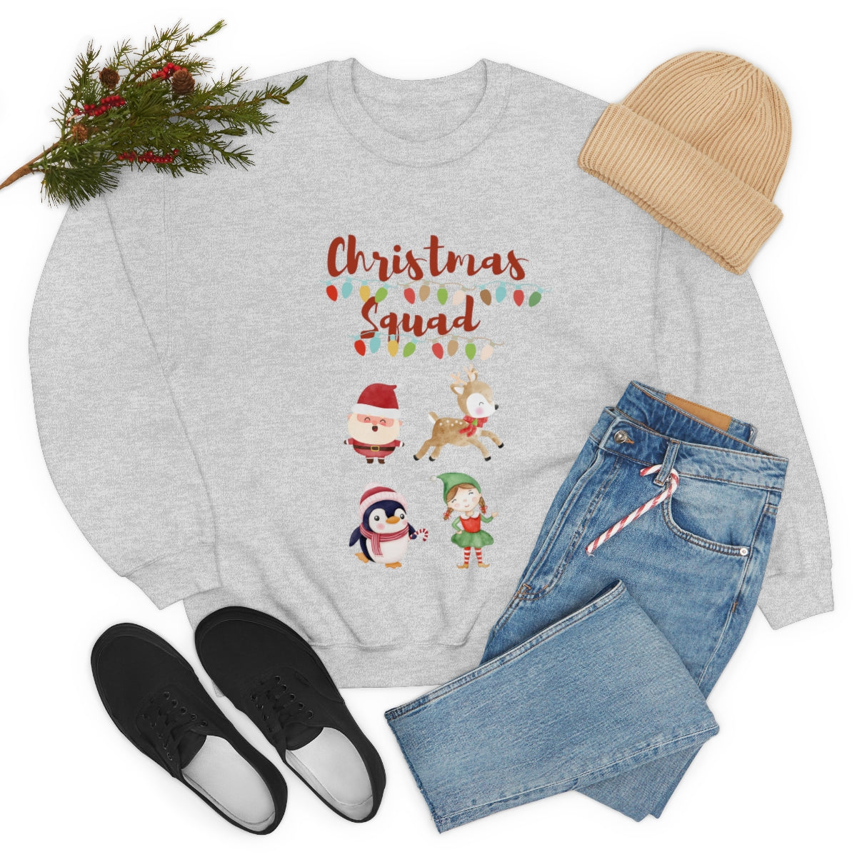 Christmas Squad Unisex Heavy Blend™ Crewneck Sweatshirt