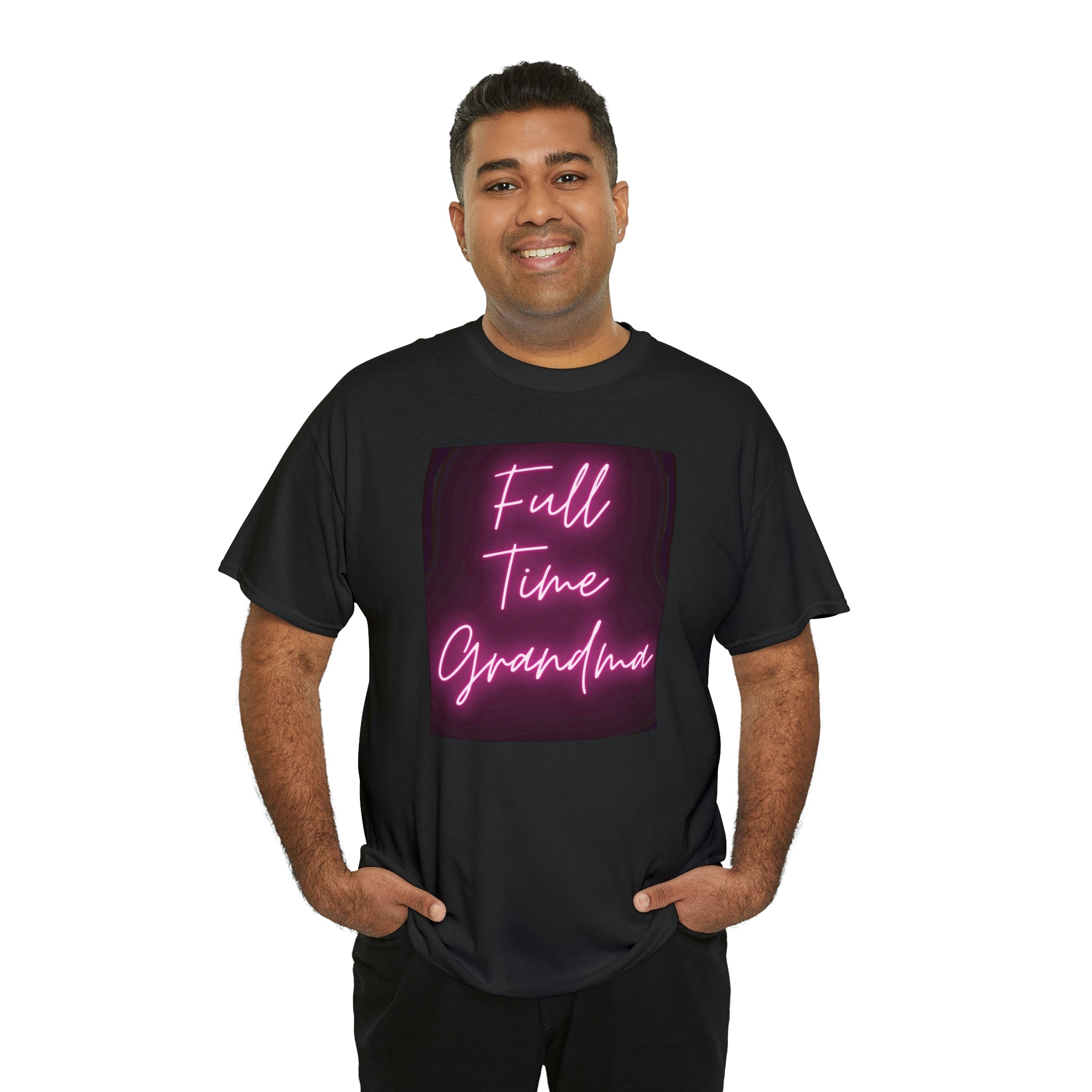 Full Time Grandma Unisex Heavy Cotton Tee