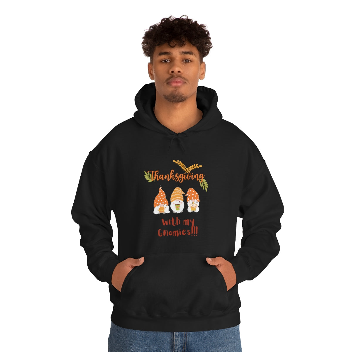 Thanksgiving With My Gnomies Unisex Heavy Blend™ Hooded Sweatshirt
