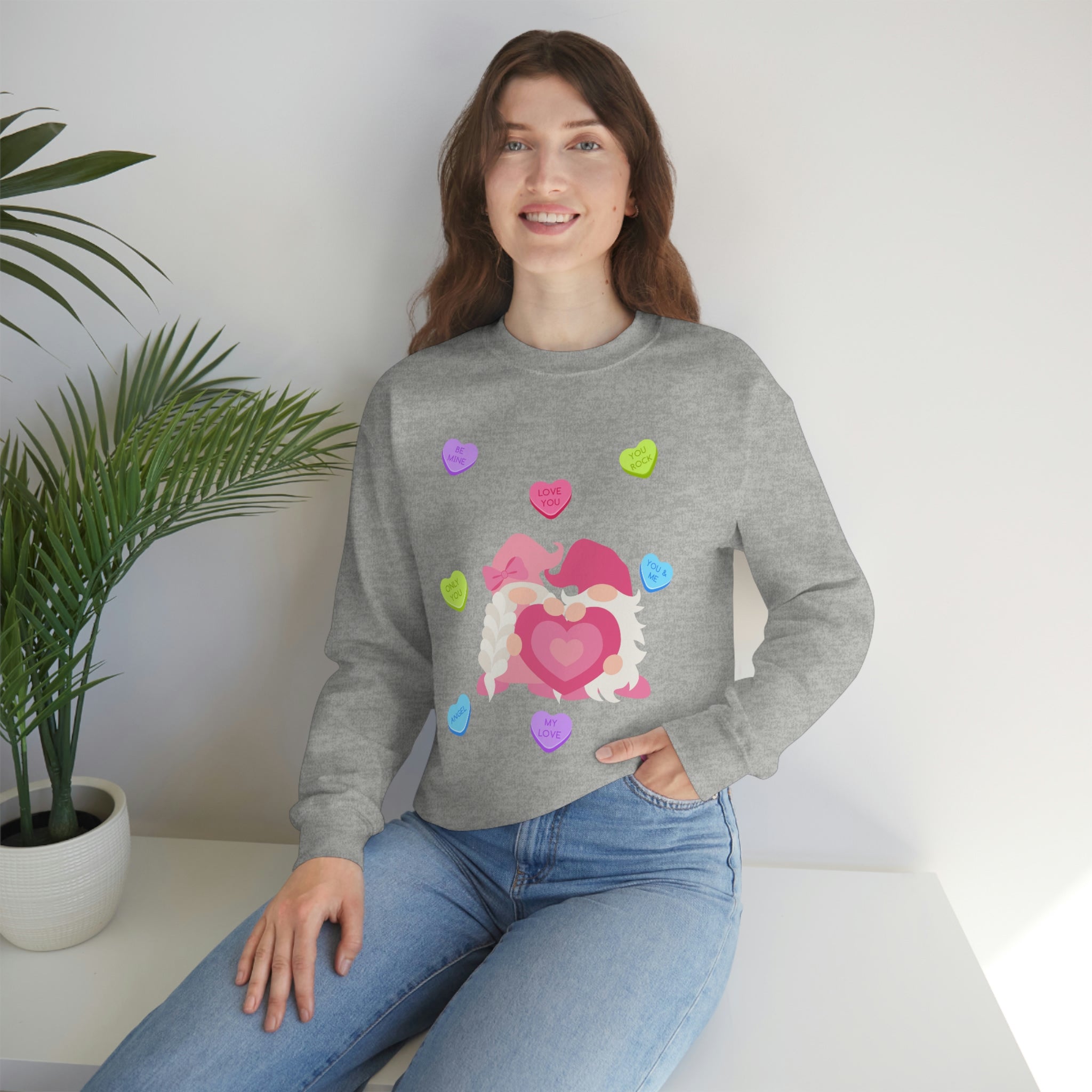 You Gnome I Love You!! Unisex Heavy Blend™ Crewneck Sweatshirt