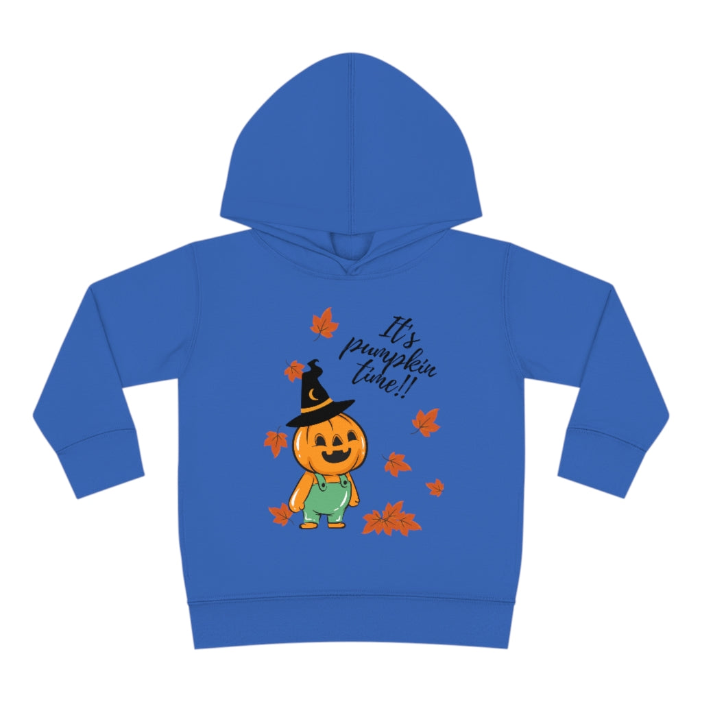 It's Pumpkin Time Toddler Pullover Fleece Hoodie