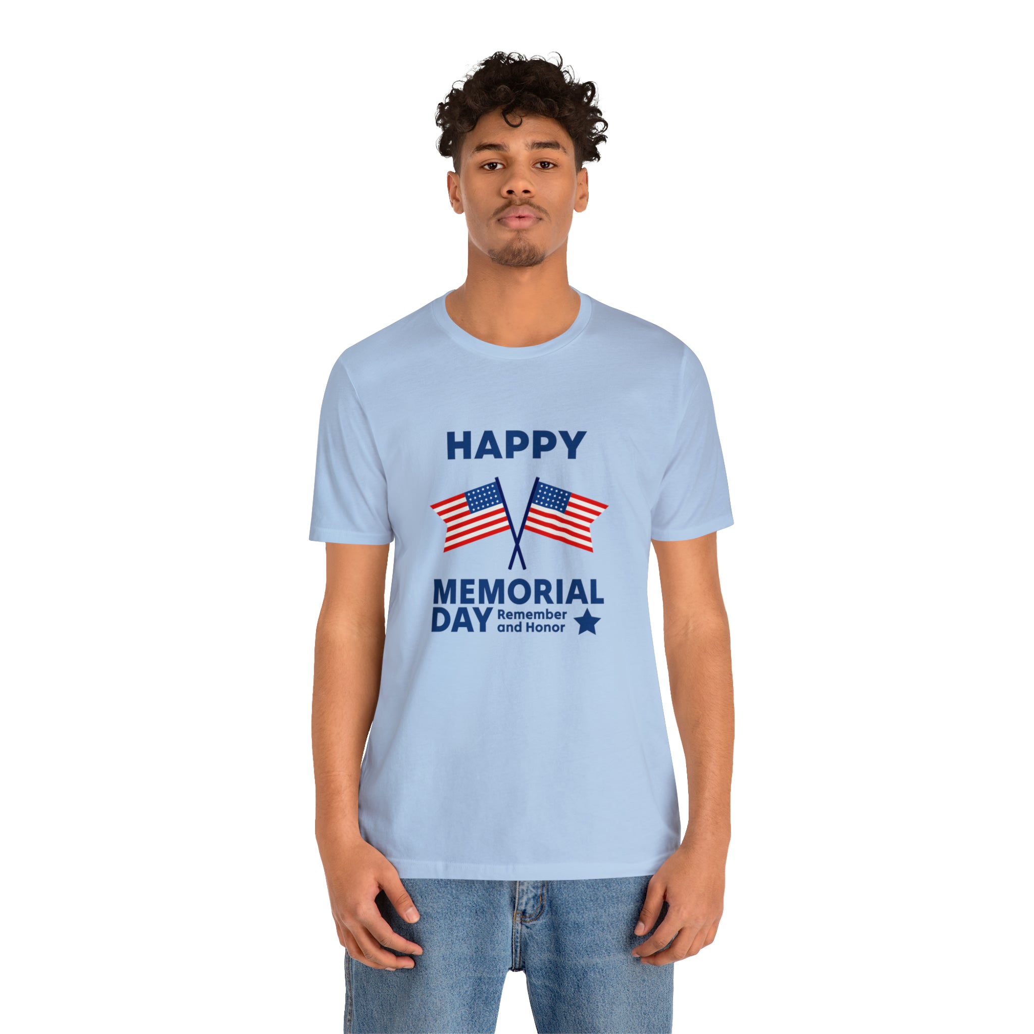 Happy Memorial Day Unisex Jersey Short Sleeve Tee