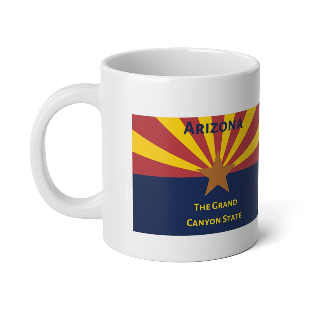 Arizona State Flag Jumbo Mug, 20oz