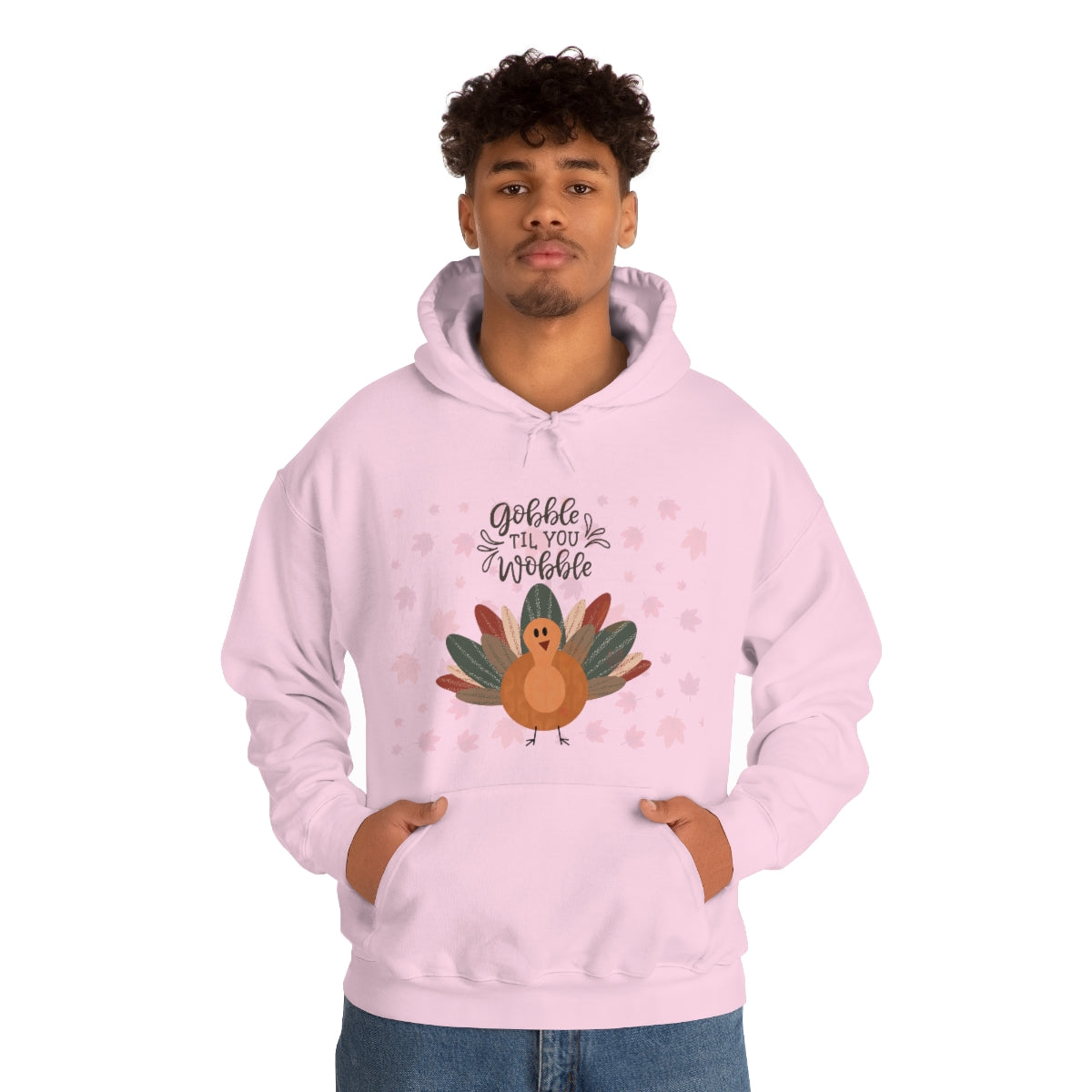 Gobble Til You Wobble Unisex Heavy Blend™ Hooded Sweatshirt