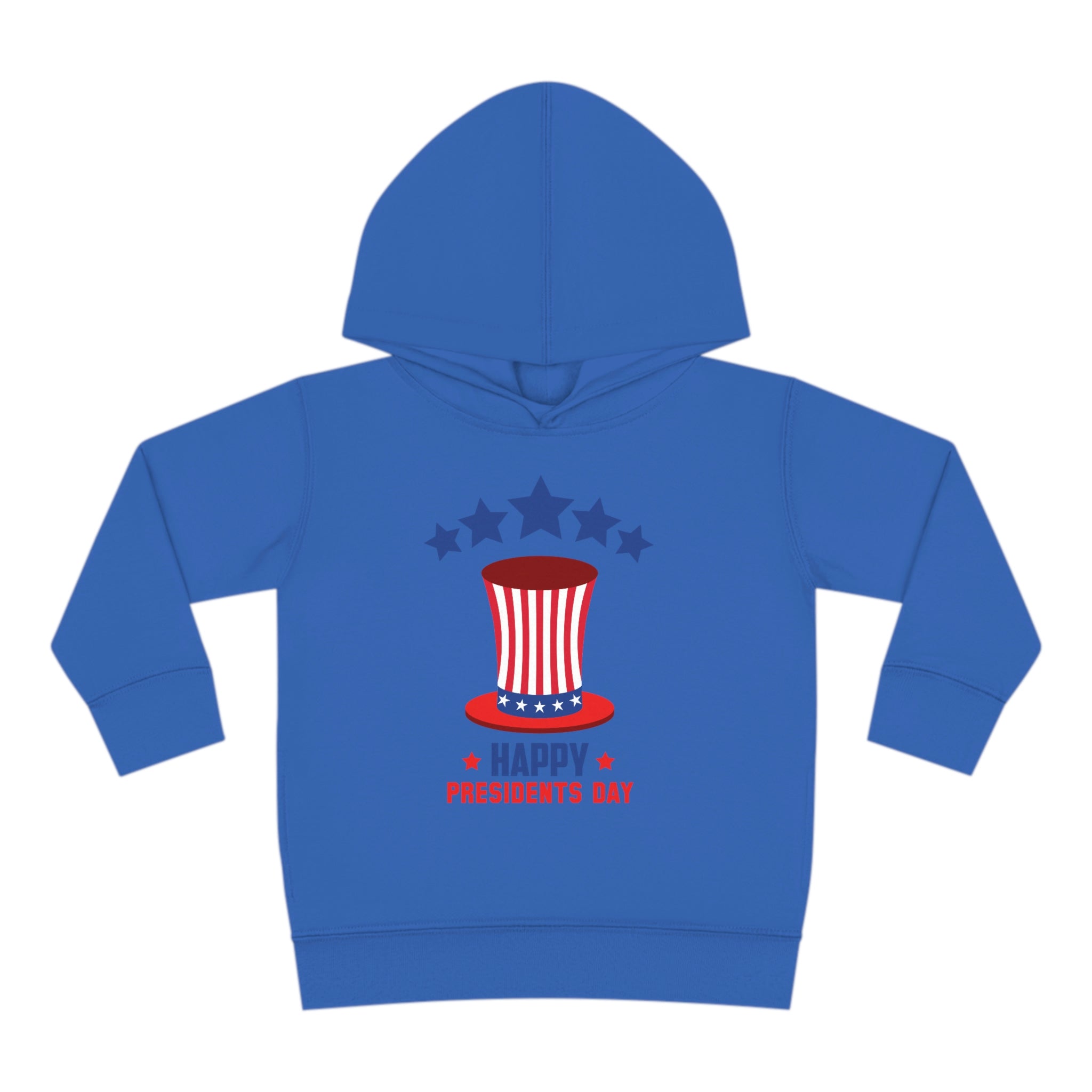 Happy President's Day Hat Toddler Pullover Fleece Hoodie