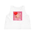 Happy Valentine's Day Women's Dancer Cropped Tank Top