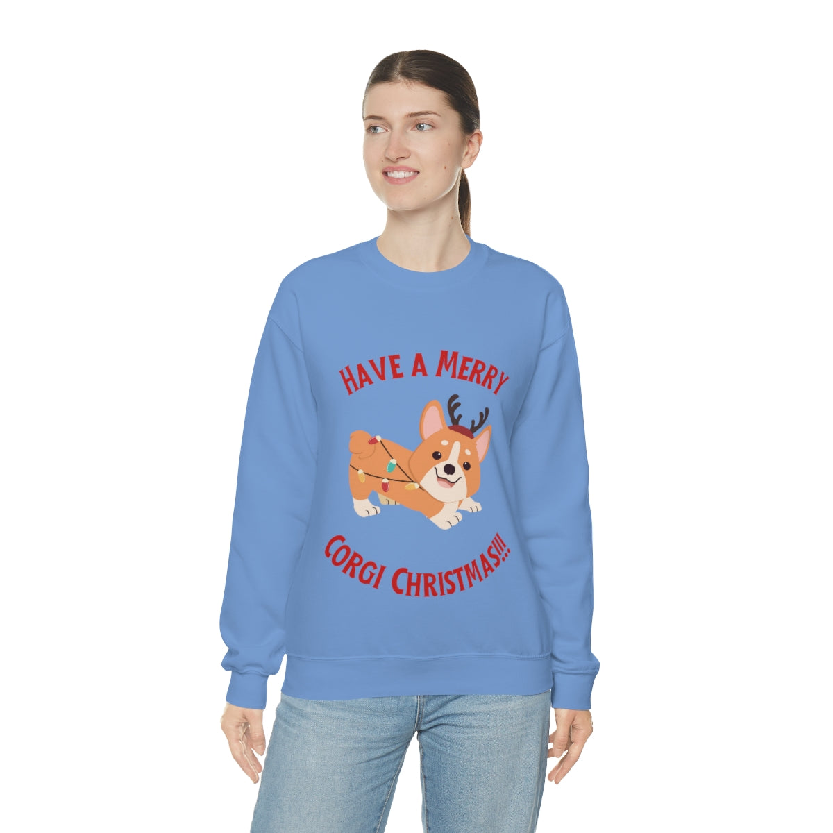 Have A Merry Corgi Christmas Unisex Heavy Blend™ Crewneck Sweatshirt