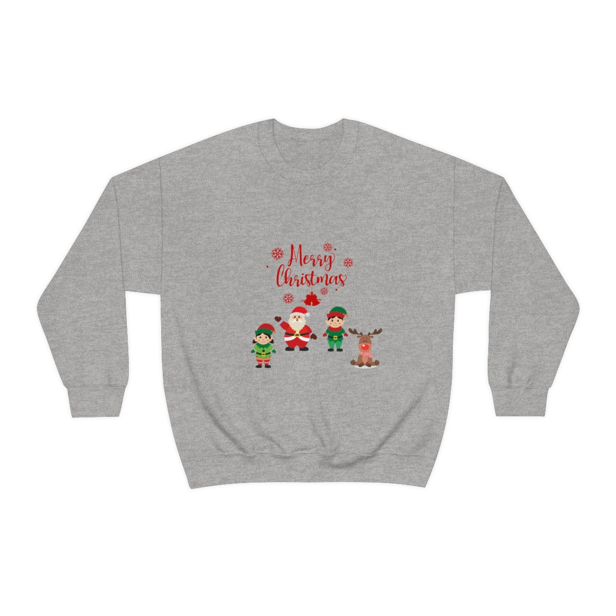 Merry Christmas From Santa & Helpers Unisex Heavy Blend™ Crewneck Sweatshirt