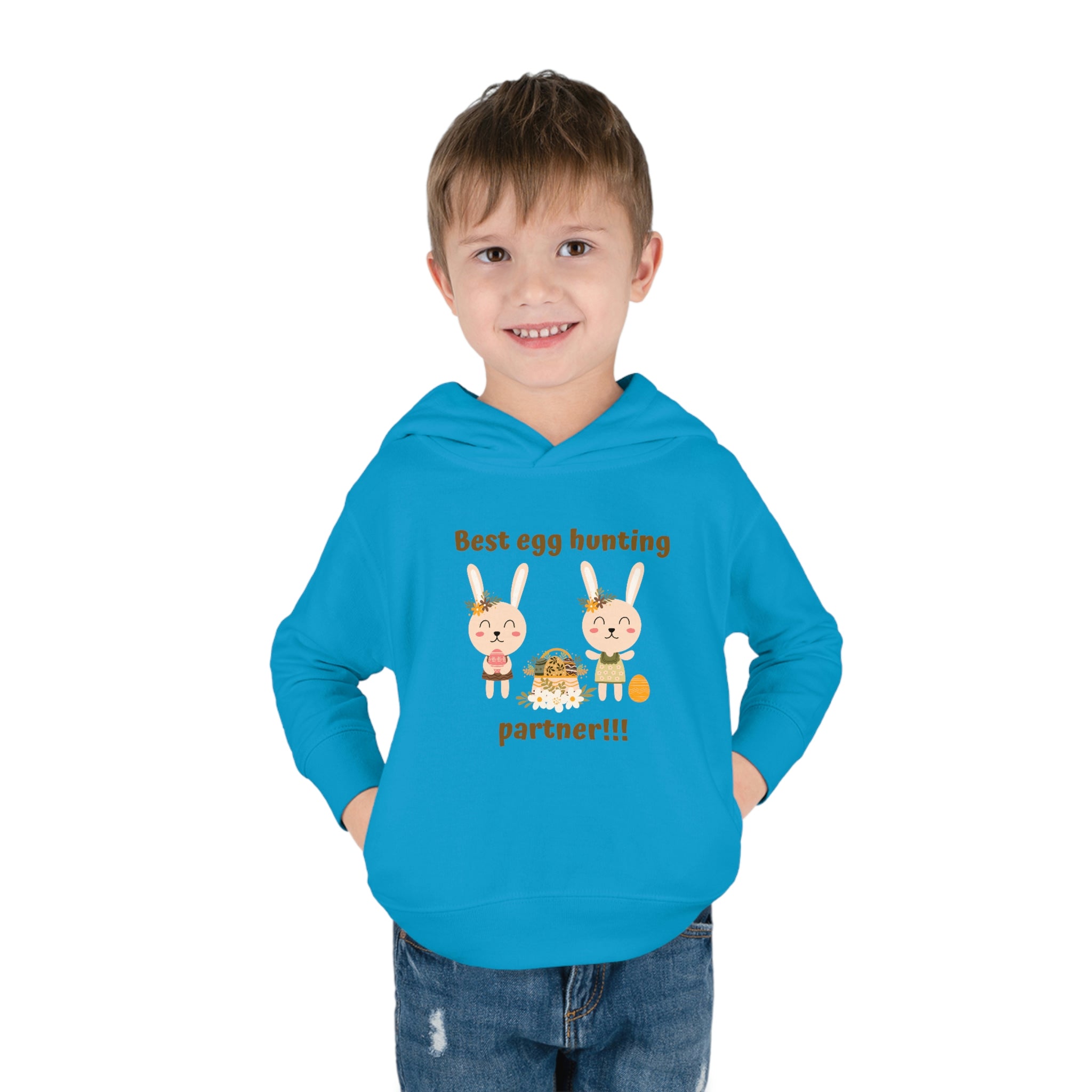 Egg Easter Partner Toddler Pullover Fleece Hoodie