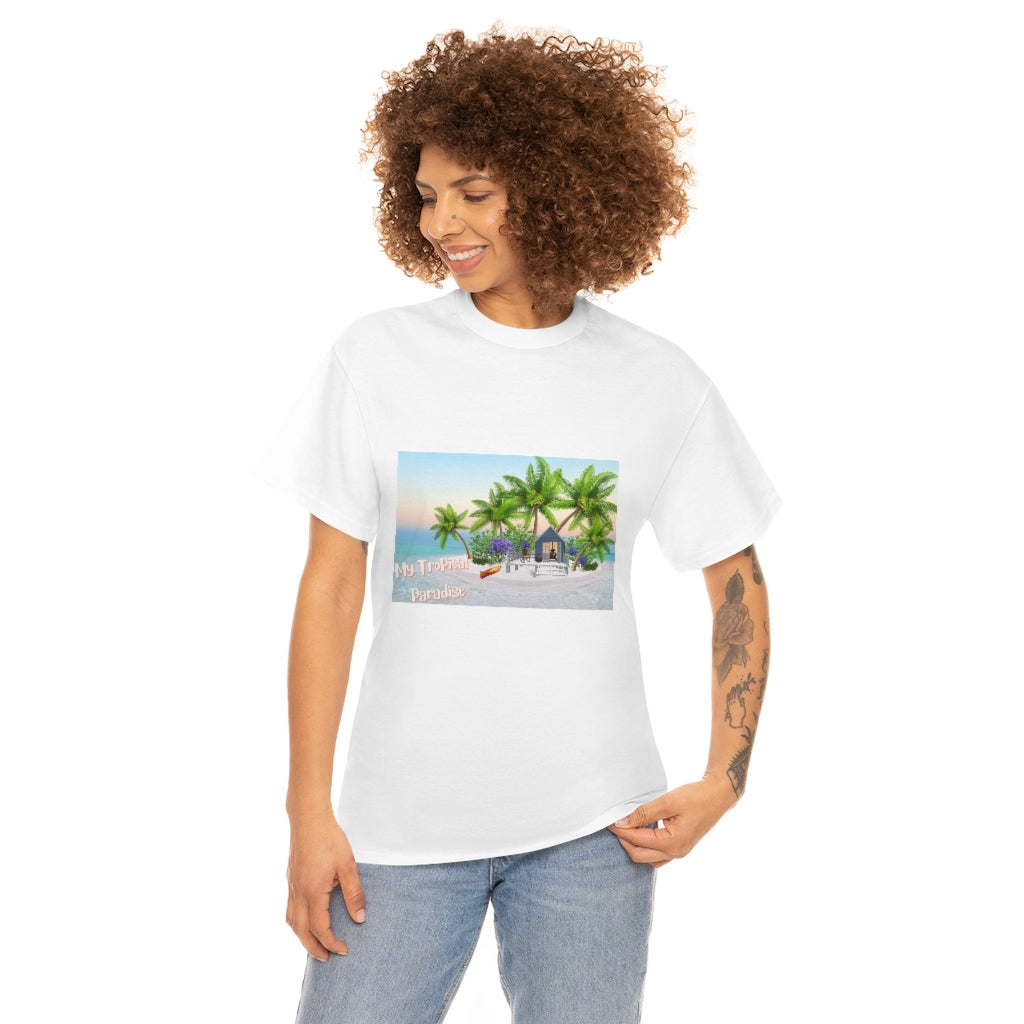 My Tropical Paradise Unisex Heavy Cotton Tee