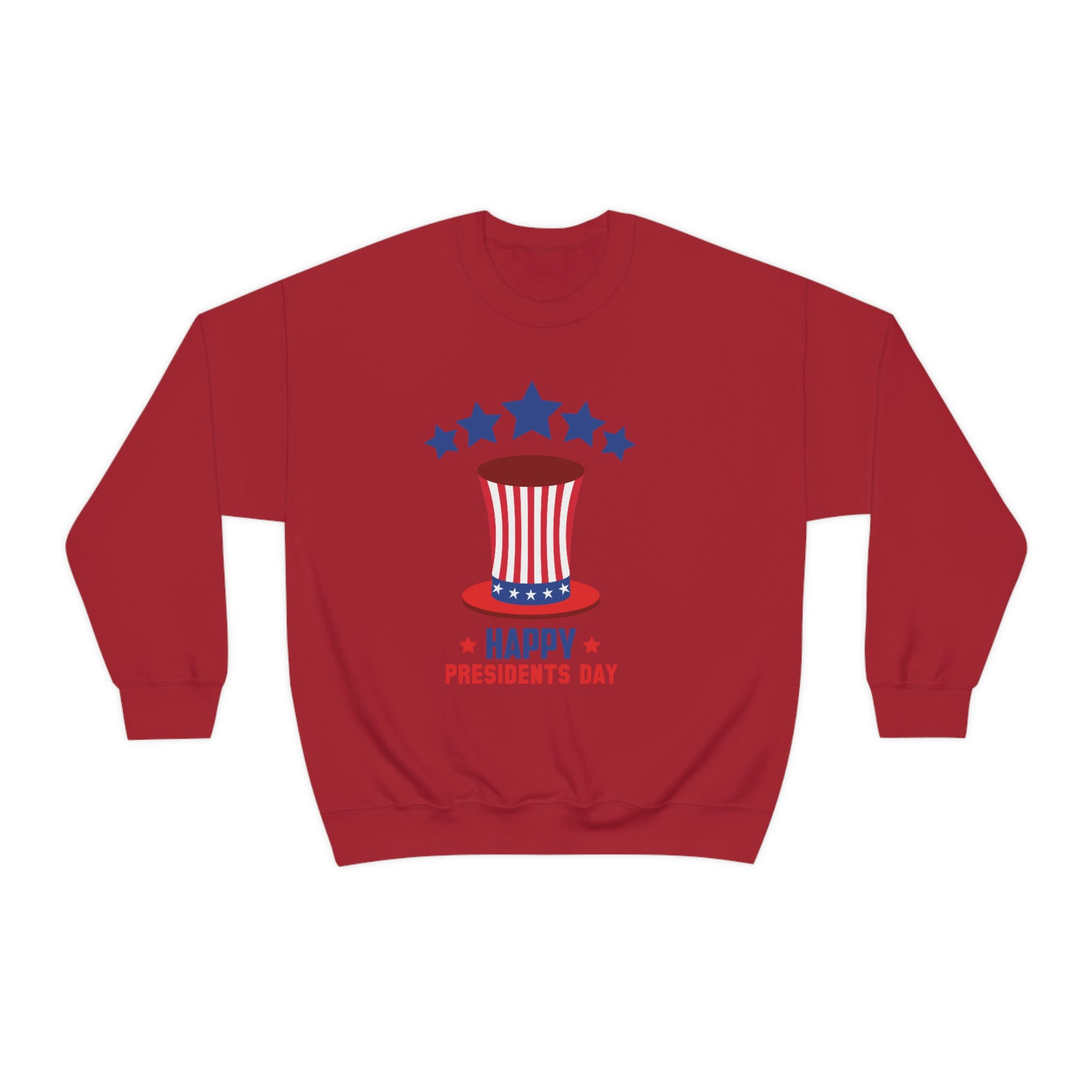 Happy President's Day Hat Unisex Heavy Blend™ Crewneck Sweatshirt