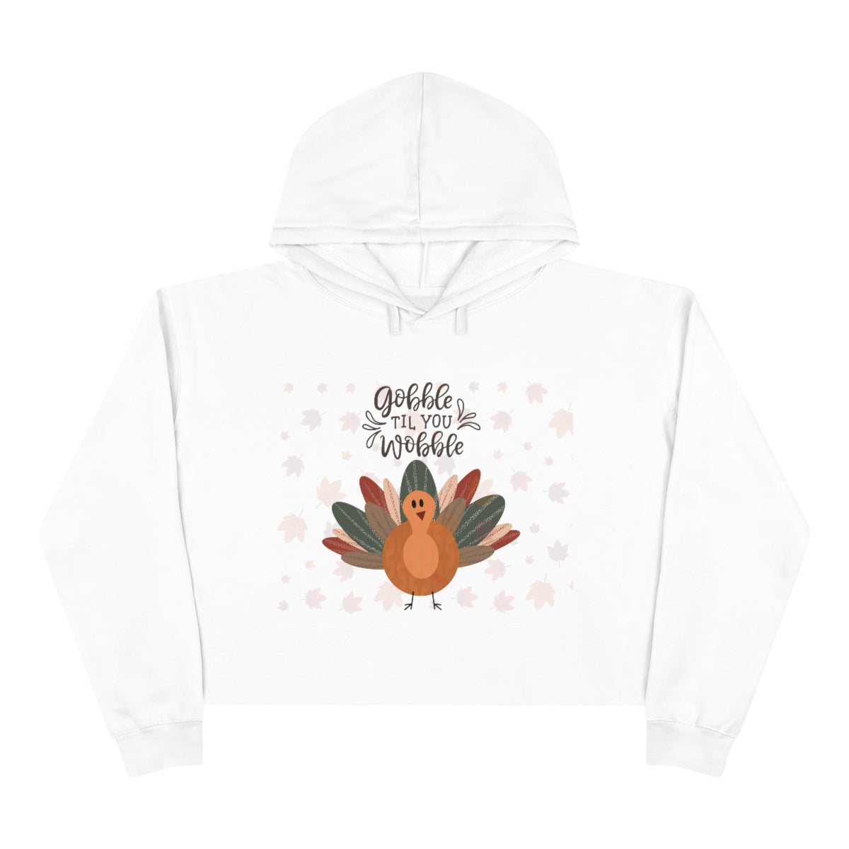 Google Til You Wobble Crop Hoodie