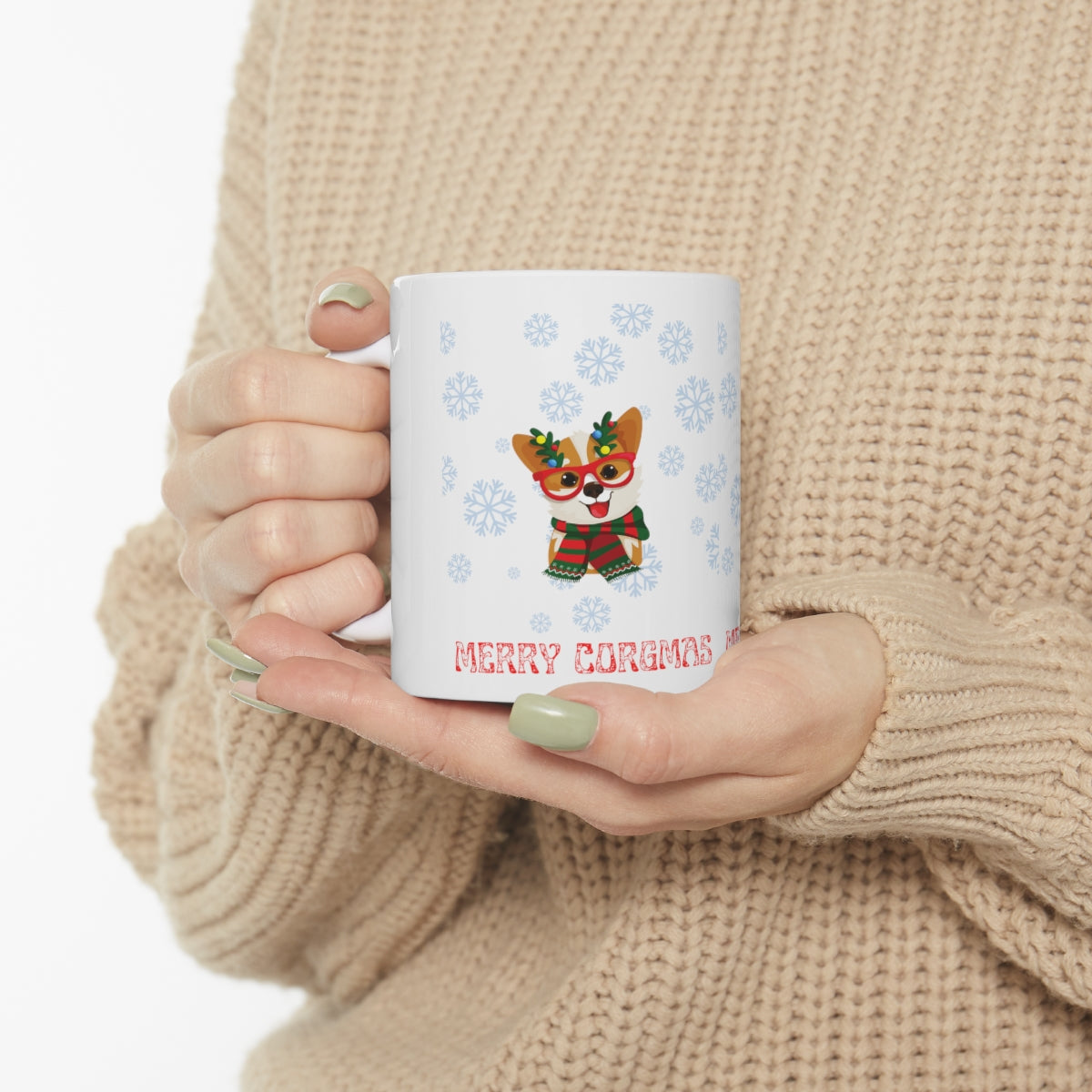 Merry Corgmas Ceramic Mug 11oz