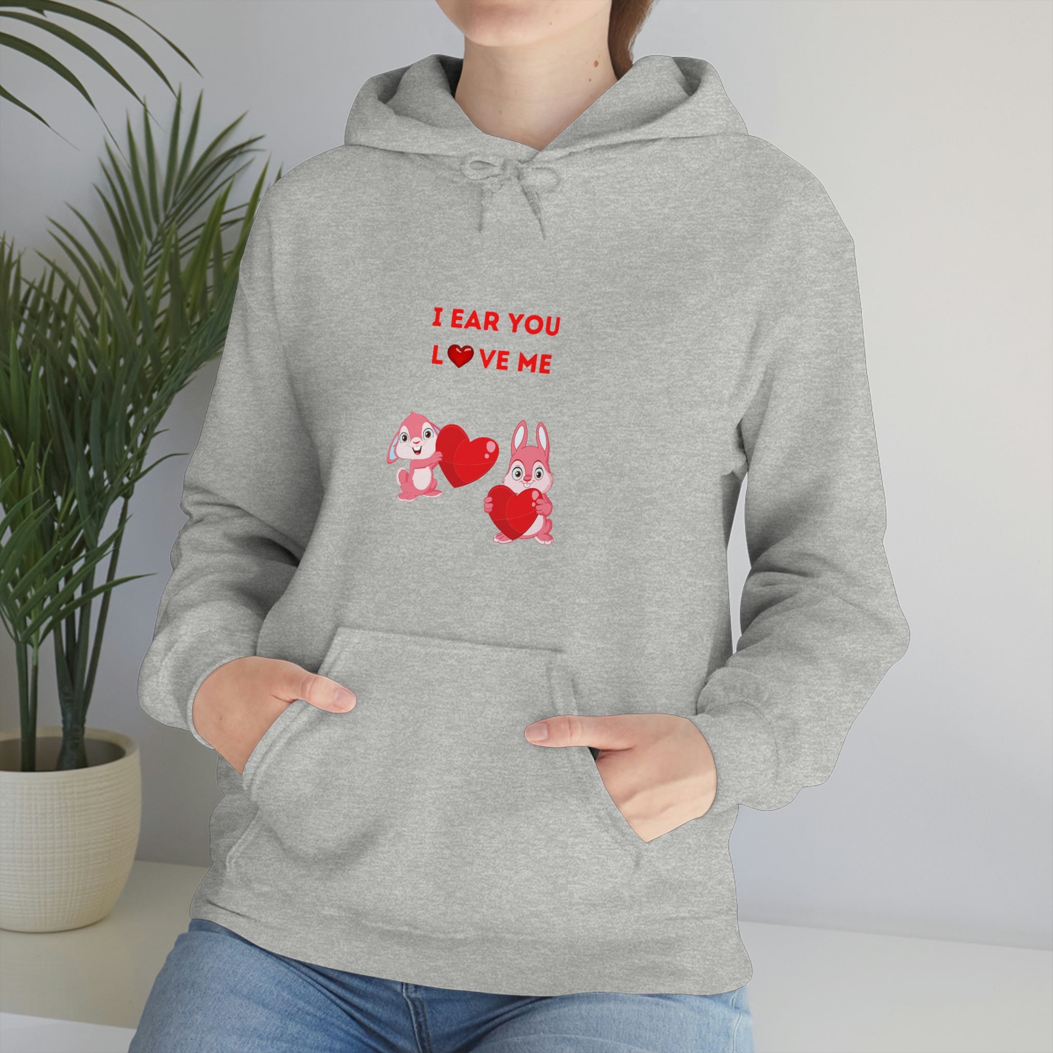 I Ear You Love Me Unisex Heavy Blend™ Hooded Sweatshirt