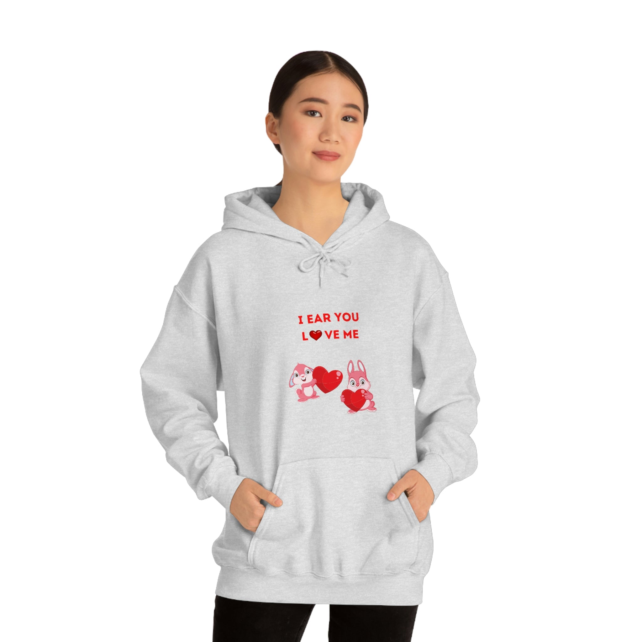 I Ear You Love Me Unisex Heavy Blend™ Hooded Sweatshirt