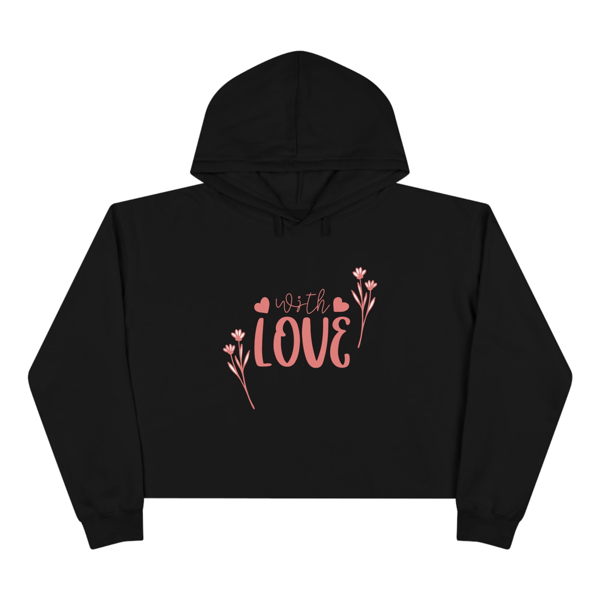 With Love Crop Hoodie