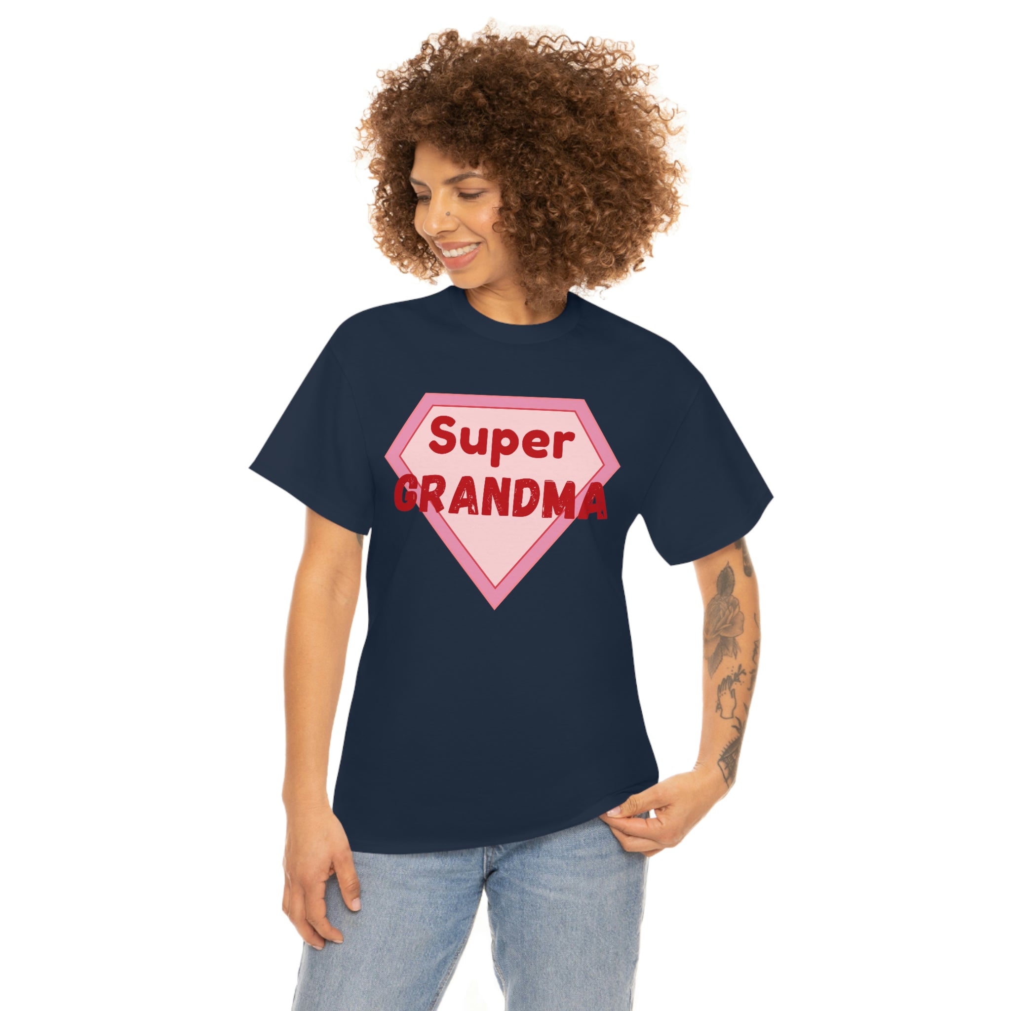 Super Grandma Unisex Heavy Cotton Tee