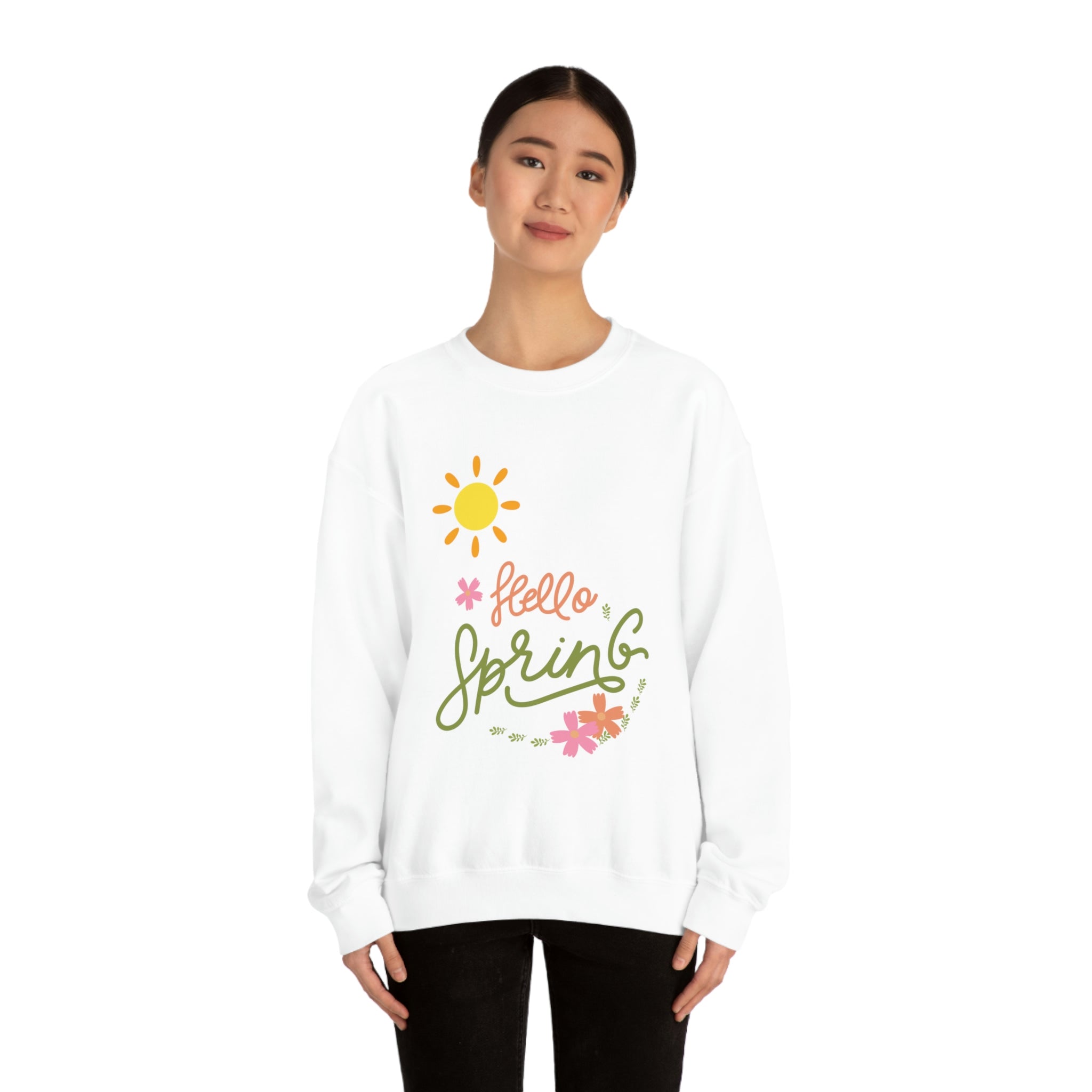 Spring Sunshine Unisex Heavy Blend™ Crewneck Sweatshirt