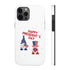 Happy President's Day Gnome Tough Phone Cases, Case-Mate