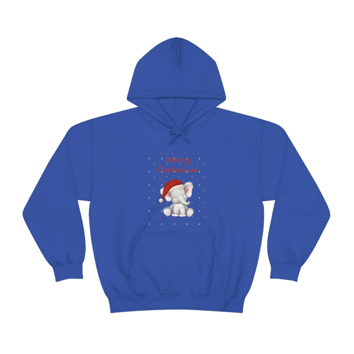 Cute Christmas Elephant Unisex Heavy Blend™ Hooded Sweatshirt