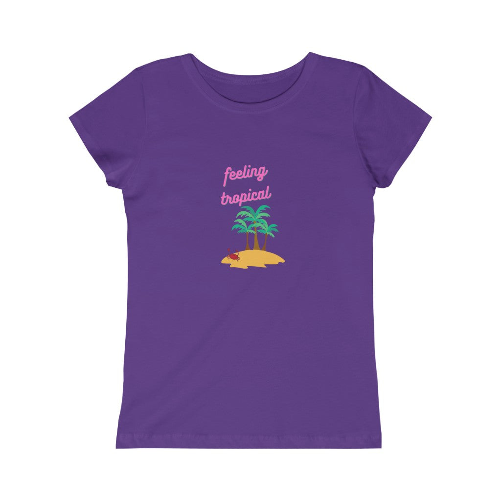 Feeling Tropical Girls Princess Tee