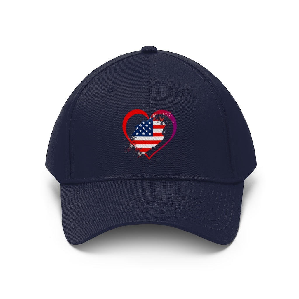 Love America Unisex Twill Hat