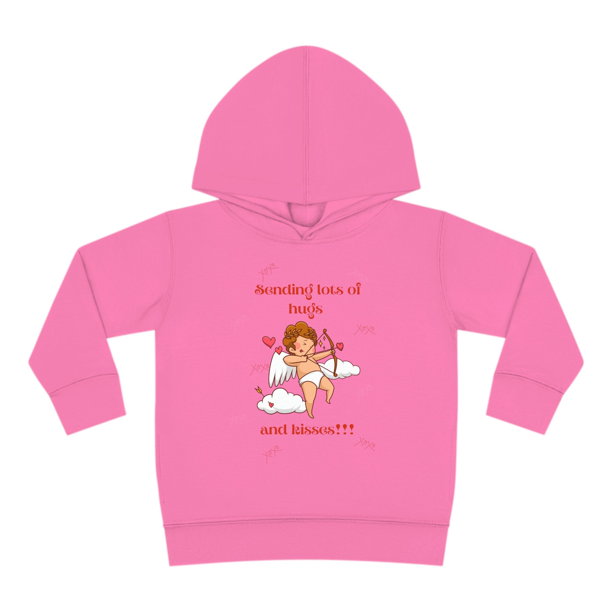 Sending Lots Of Hugs & Kisses!!! Toddler Pullover Fleece Hoodie