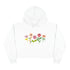 Spring Flowers Crop Hoodie