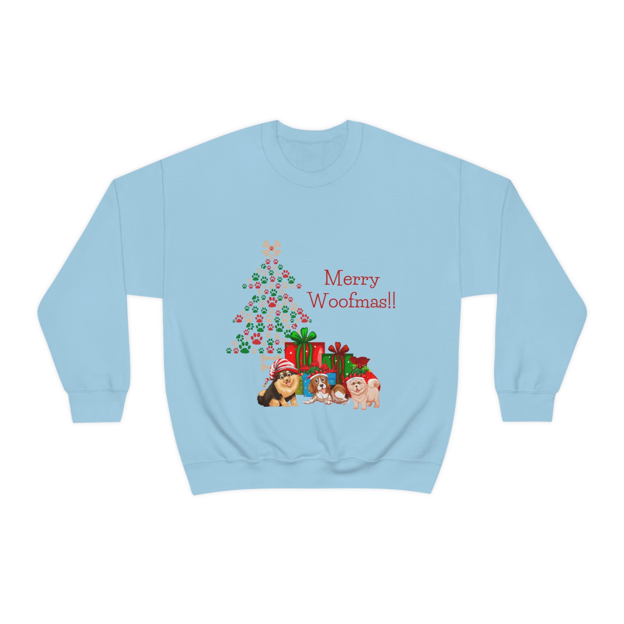 Merry Woolfmas Unisex Heavy Blend™ Crewneck Sweatshirt