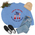 Memorial Day Land Of The Free Unisex Heavy Blend™ Crewneck Sweatshirt