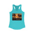 The Beach is the Place Women's Ideal Racerback Tank