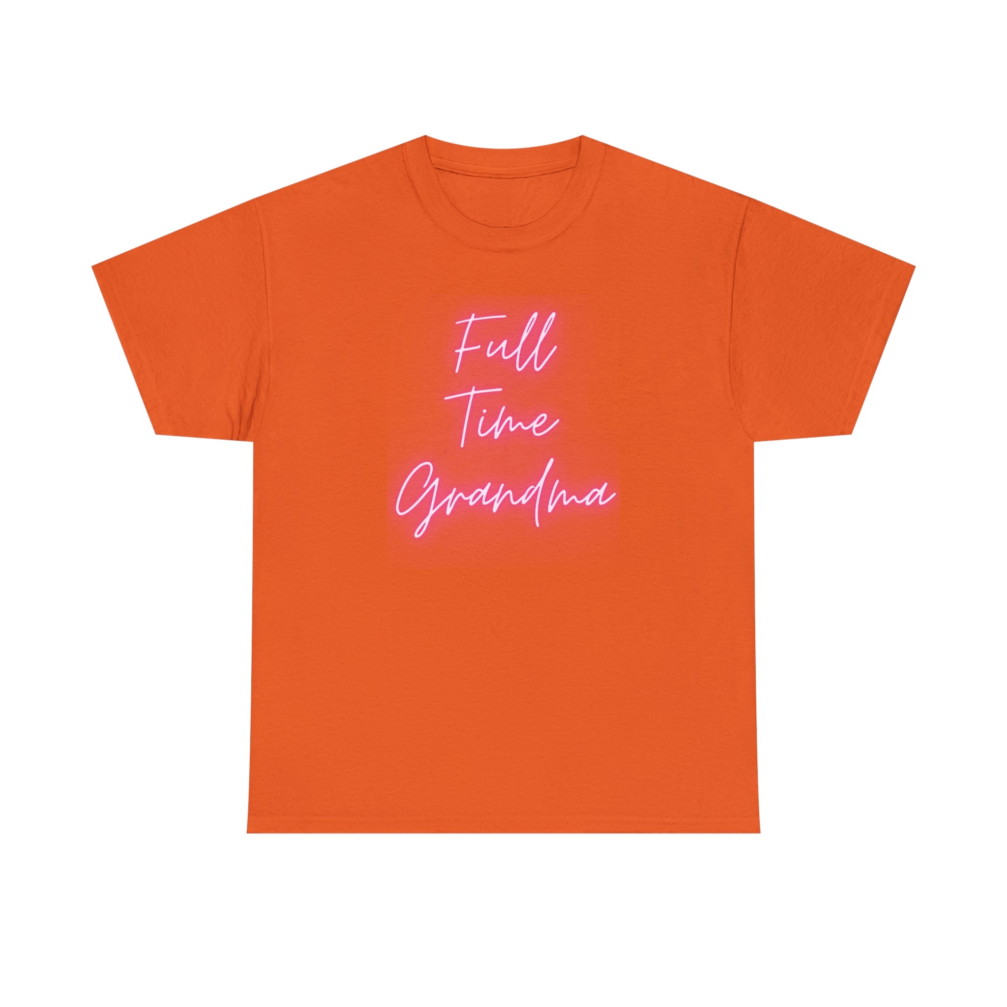 Full Time Grandma Unisex Heavy Cotton Tee